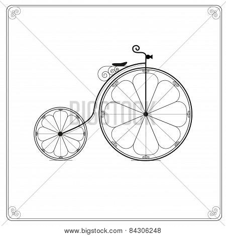 Old vintage bicycle