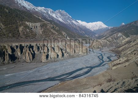Marsyangdi River, Tibet.