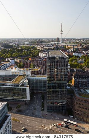 Heinrich Hertz Tv Tower In Hamburg, Germany