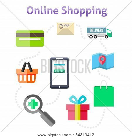 Symbols Of Online Shop