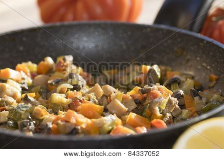 chopped vetablege