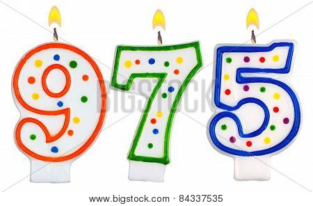 Candles Number Nine Hundred Seventy-five