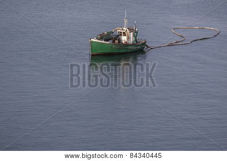 Luderitz harbour on a calm day