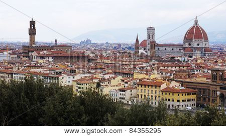 Cathedral Santa Maria Del Fiore In Florence, Italy