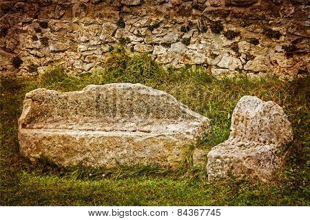 Parts Of Sarmizegetusa Dacian Ruins, Romania