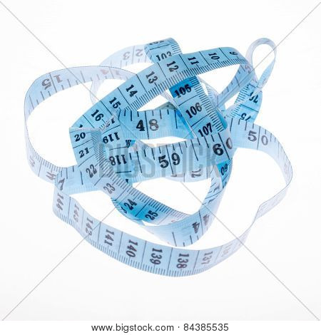 centimeter on the white background
