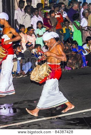 Musicians Participate The Festival Pera Hera In Kandy