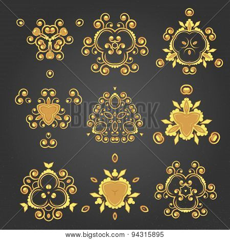 swirl pattern set