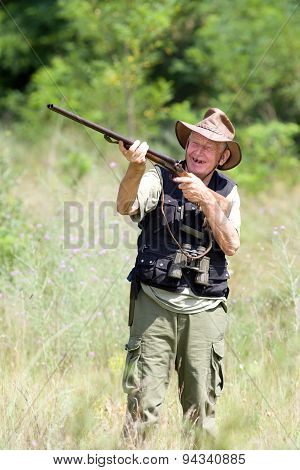Hunter With Shotgun