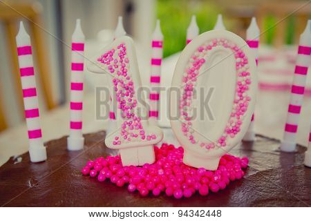 10th Birthday Cake decoration