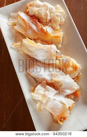 Bulgarian Banitza With Lokum And Apples