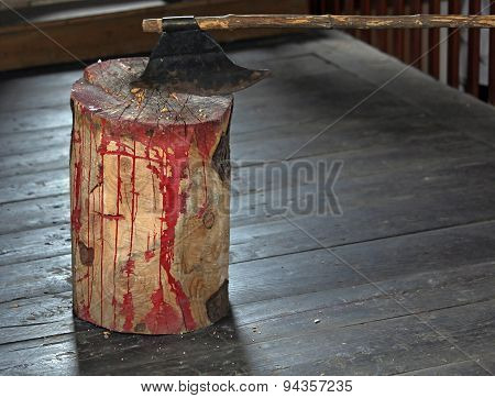 Ancient Medieval Axe Of The Executioner
