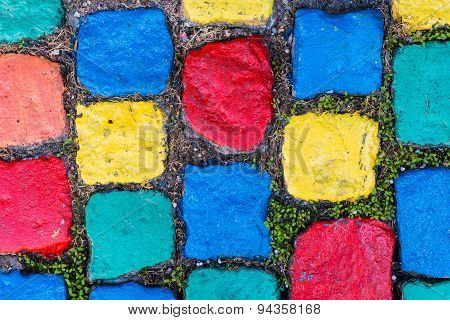 Pavement - Painted Cobblestones