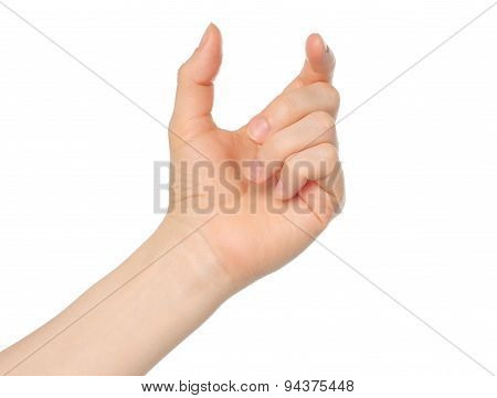 Woman hand