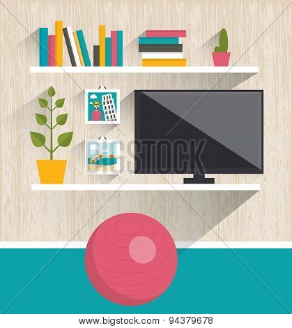 Living Room Interior.