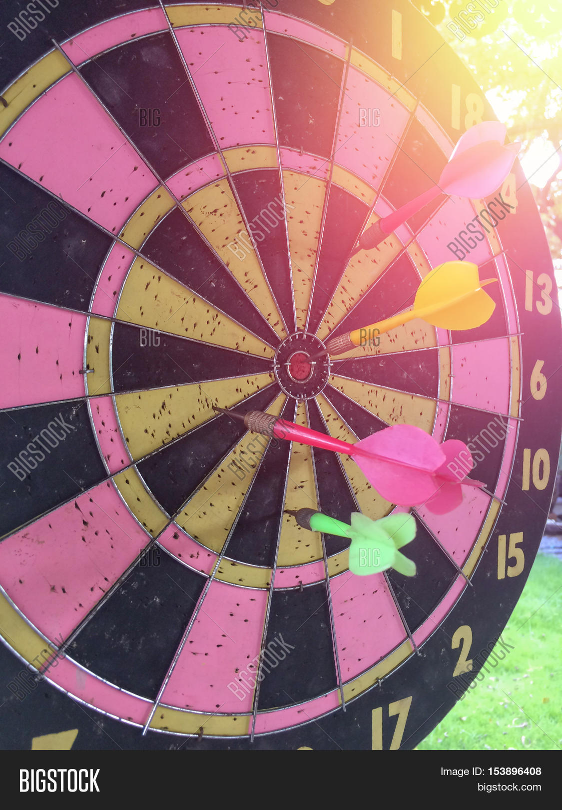 Dartboard Target Dart Image & Photo (Free Trial) Bigstock