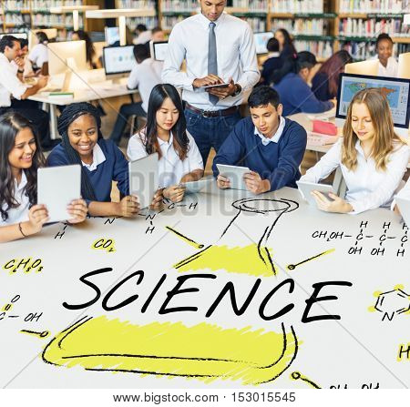 Science Experiment Laboratory Formula Chemical Concept