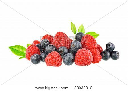 Fresh Mix berry on a white background