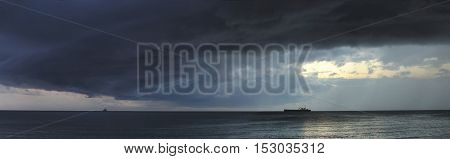 Heavy Storm Abow Cargo