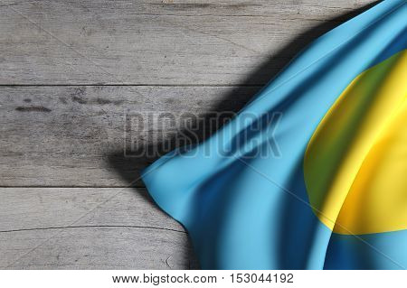 Republic Of Palau Flag