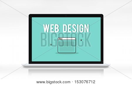 Web Design Template Graphic Concept