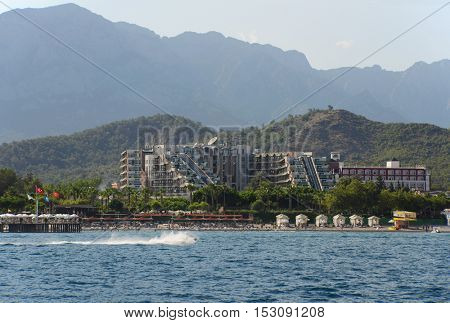 Beach and coastline Kirish, Turkey