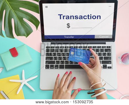 Online Money Transfer Interface Concept 