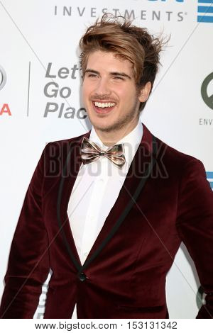 LOS ANGELES - OCT 22:  Joey Graceffa at the 26th Annual Environmental Media Awards at Warner Brothers Studio on October 22, 2016 in Burbank, CA