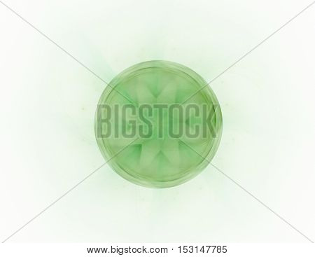 Abstract Fractal Swirl Oval Background - Fractal Art