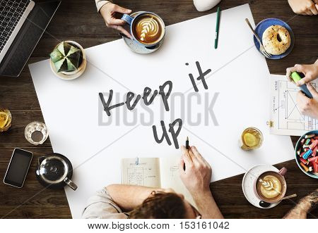 Keep It Simple Smiling Concept