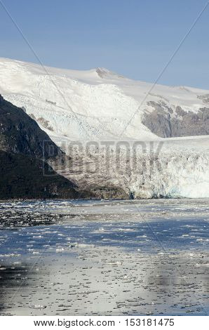 Chile - Amalia Glacier On The Edge Of The Sarmiento Channel - Skua Glacier - Bernardo O'Higgins National Park