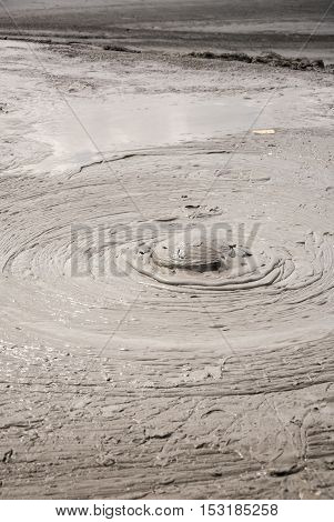 Mud Volcanoes - Texture And Eruption -romania, Buzau, Berca