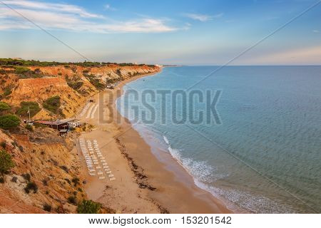 Falesia beach in Albufeira, Algarve region, Portugal