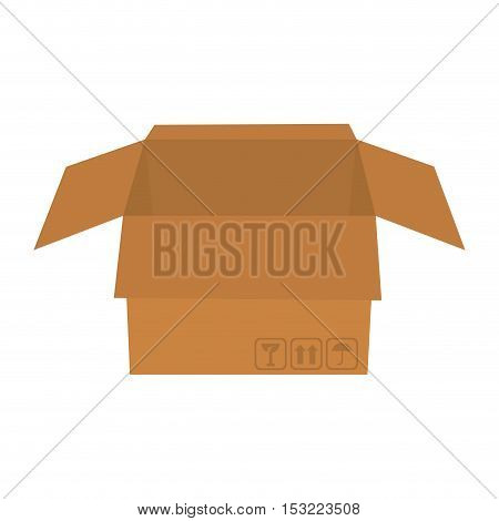 carton box packing isolated icon vector illustration design