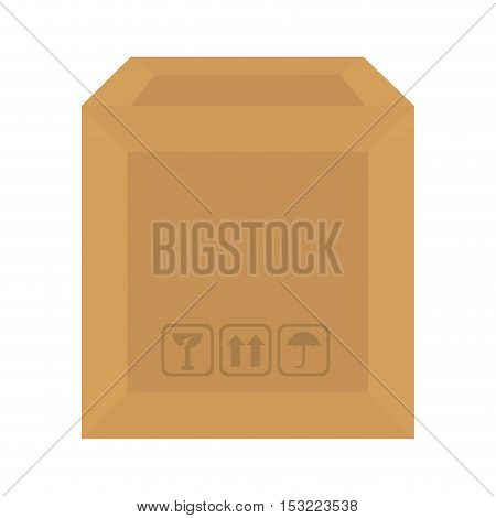 carton box packing isolated icon vector illustration design