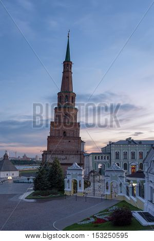 Suyumbike tower. Kazan city, Russia (Tatarstan) ,