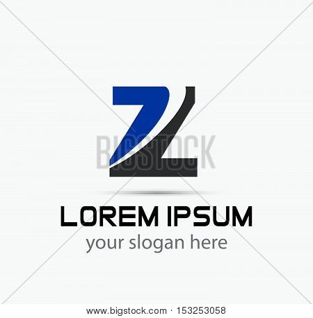 Letter z logo icon design template elements. Vector color sign