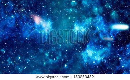 Beautiful space background with stardust and stars. Deep far space, cosmic glowing colors. Milky way conceptual background. Constellations and star dust background.