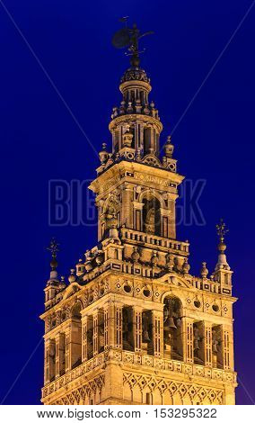 Giralda Bell Tower, Seville, Spain.