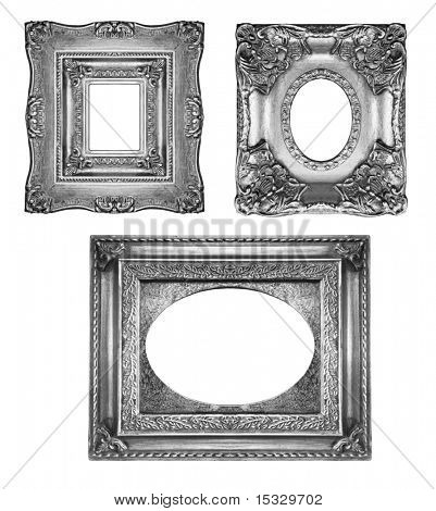 Cornici ornati d'argento vintage