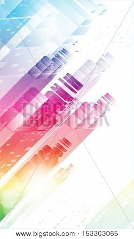 Solar City. Abstract background, cover, header site. Eps10.