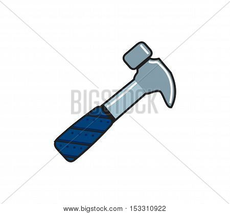 Vector icon Flat style Hammer eps jpg