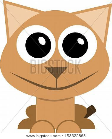 catanimal kitten beautiful vector cutekitten cute beautiful vector cat kittens illustration white animal funny mascot isolated drawing design nature sitting young art background two icon small domestic mammal tail Ukraine