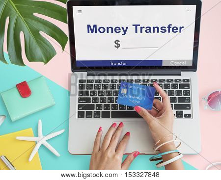 Online Money Transfer Interface Concept 
