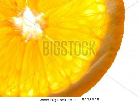 gros plan du fragment orange