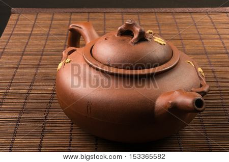 Brown Chinese Teapot