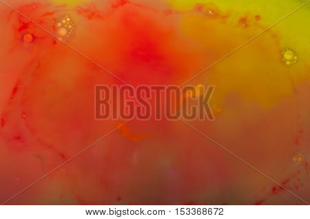 Colorful abstract space images with blended colors