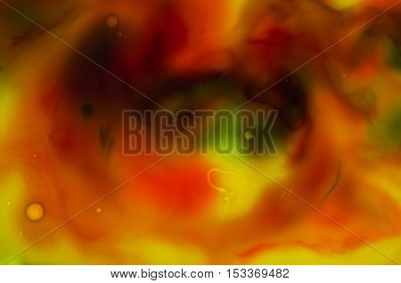 Colorful abstract space images with blended colors