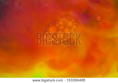 Colorful abstract space images with blended colors