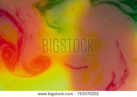 Colorful abstract space images with blended colors